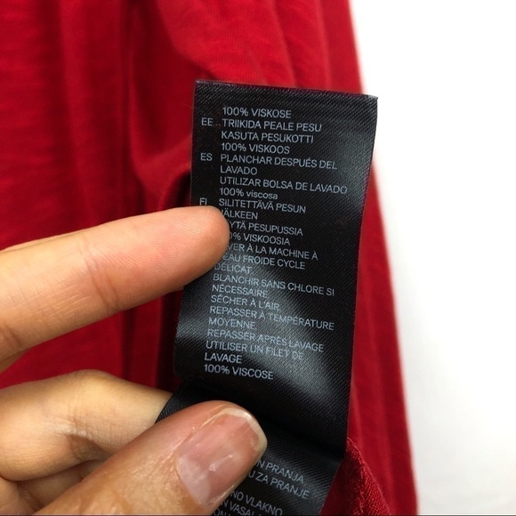 H&M Coachella line boho chic rust red tank - Picture 7 of 8